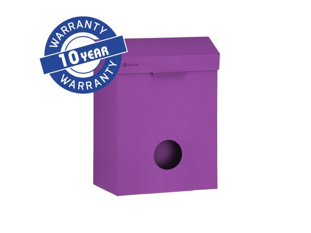 MERIDA STELLA VIOLET LINE sanitary disposal bin with the sanitary bags container 4.4 l, violet